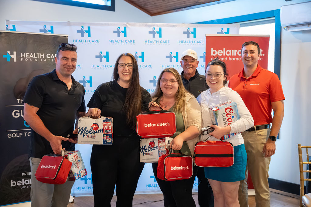 Prize winners posing at the 2026 Gurney Cup Golf Tournament