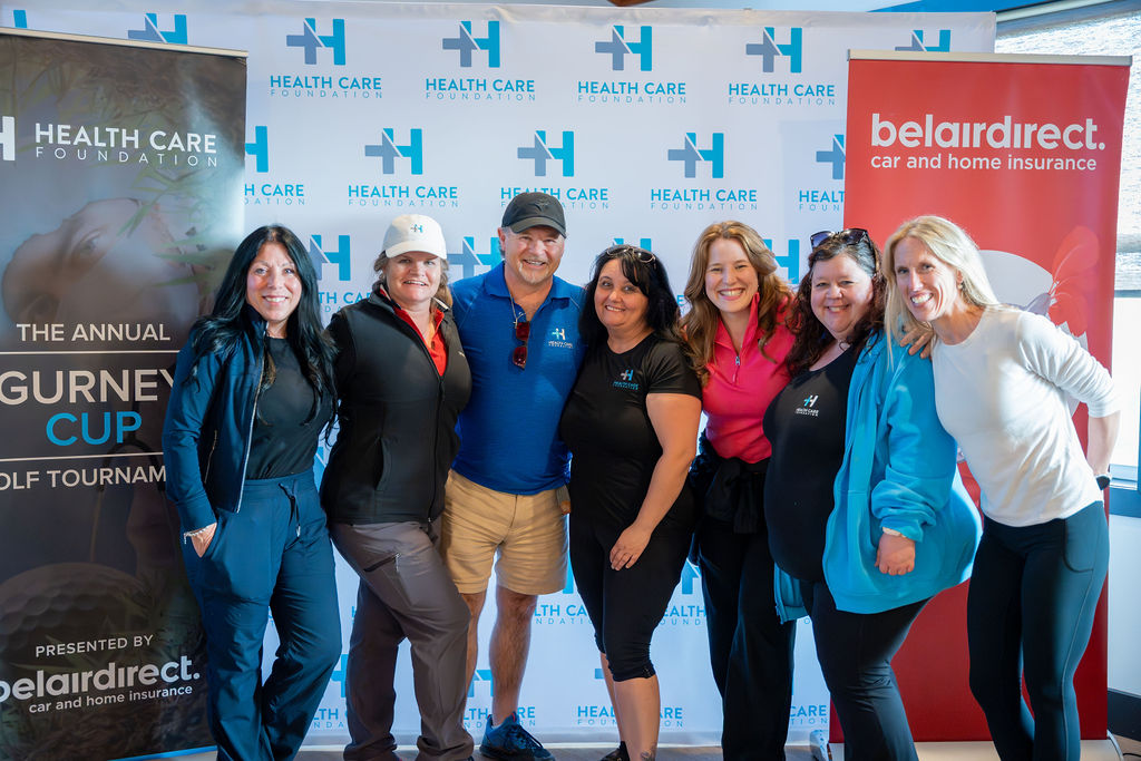 Group photo of volunteers and sponsors at the 2026 Gurney Cup Golf Tournament