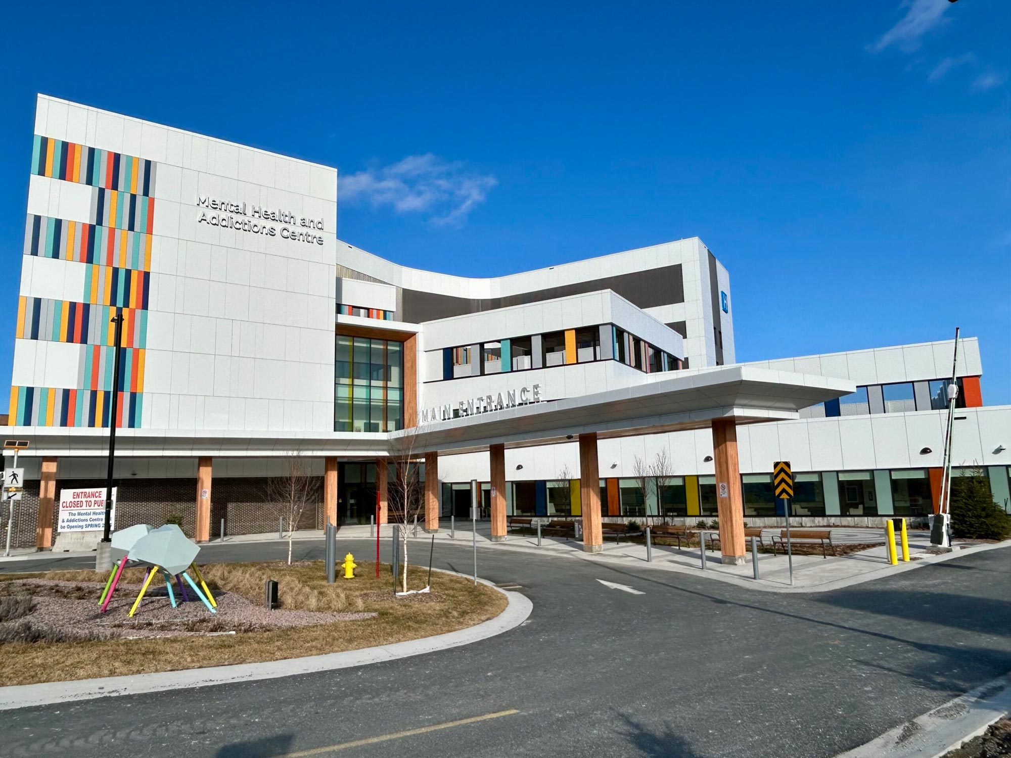 Exterior of the Mental Health and Addictions Centre in St. John's