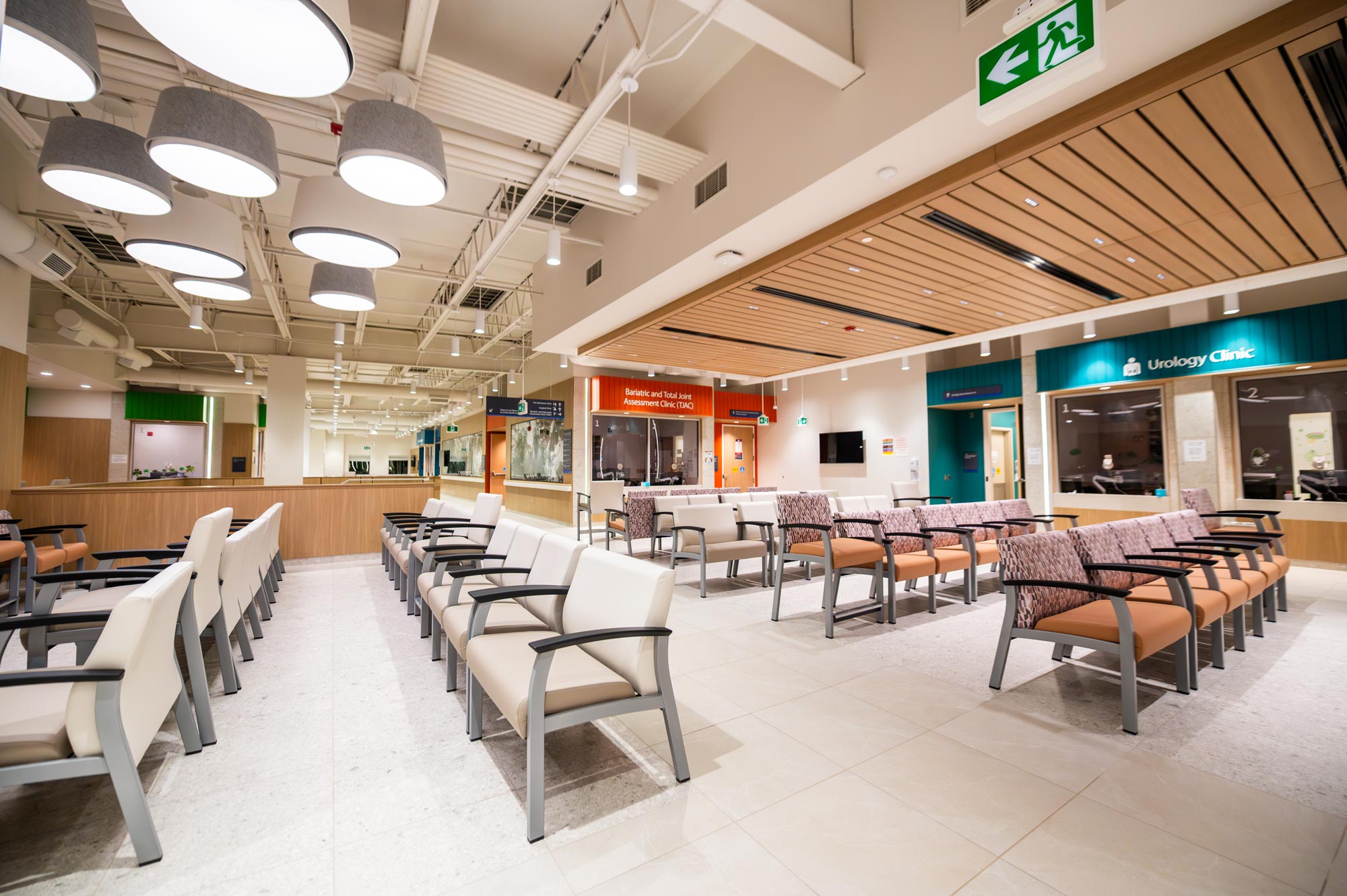 Waiting area inside the Unity Health Centre in St. John's